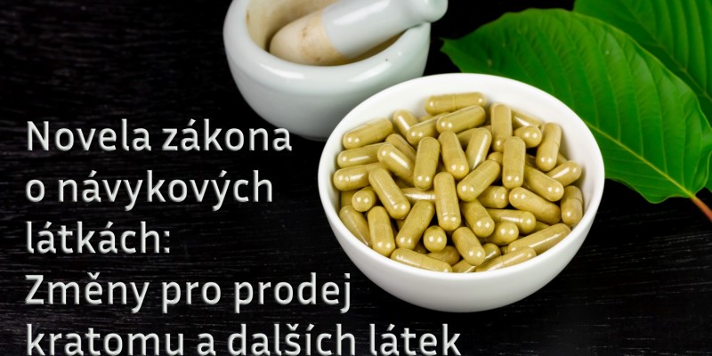 Novela zákona o návykových látkách: Změny pro prodej kratomu a dalších látek