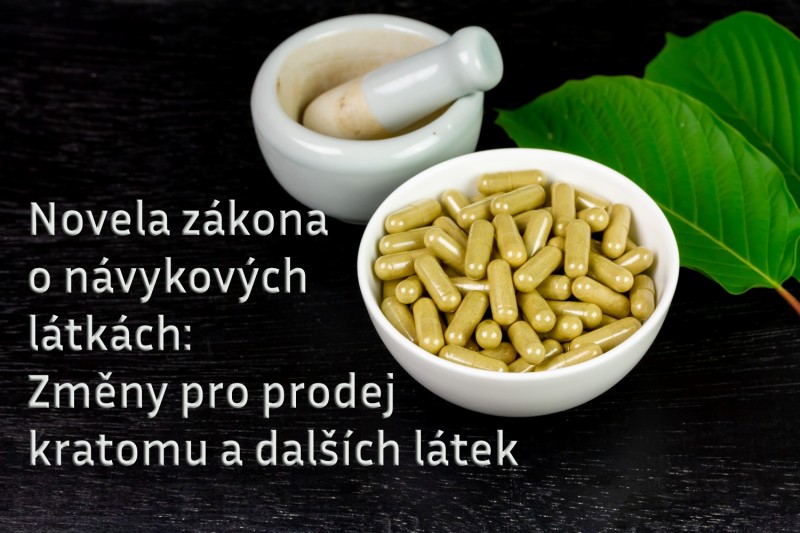 Novela zákona o návykových látkách: Změny pro prodej kratomu a dalších látek