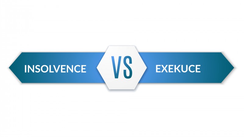 Insolvence vs. exekuce